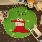 Explosion models Ins cotton car storage mat storage toy mats Round outing children climbing mat storage bag Pi-Mart
