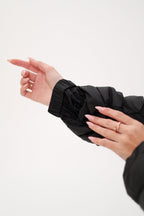 Genuine Mink Fur Real Python Leather Trim Coat - SJB-DIAMOND ELITES