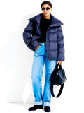 Australian Wool Silk Blend Down Fill Coat - SJB-DIAMOND ELITES