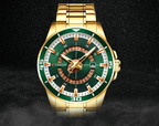 Men's  Modern Sports Waterproof Watch Luxury Unique Design  Fluorescent Hands Perfect Gift Stevvex