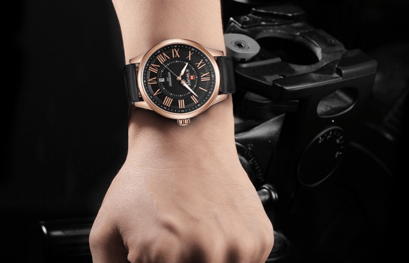 Universal Waterproof Watch With Details Of Great Design  Numbers And Date Display Perfect Gift - SJB-DIAMOND ELITES