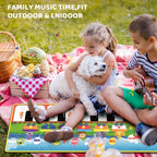 Musical Piano Mat for Kids, Floor Dance Toy with 10 Songs, 8 Animal Sounds, 5 Modes. Children'S Keyboard Blanket Music Touch Game Mat, Music Early Education Toy, Halloween Christmas Gift for Winter Lootquake LLC