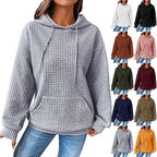 Women's Loose Casual Solid Color Long-sleeved Sweater Pi-Mart