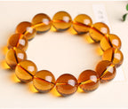 Female Kumquat Yellow Pixiu Natural Crystal Bracelet For Men And Women Pi-Mart