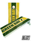 Green Bay Football Team Pro Style Cornhole Boards - SJB-DIAMOND ELITES