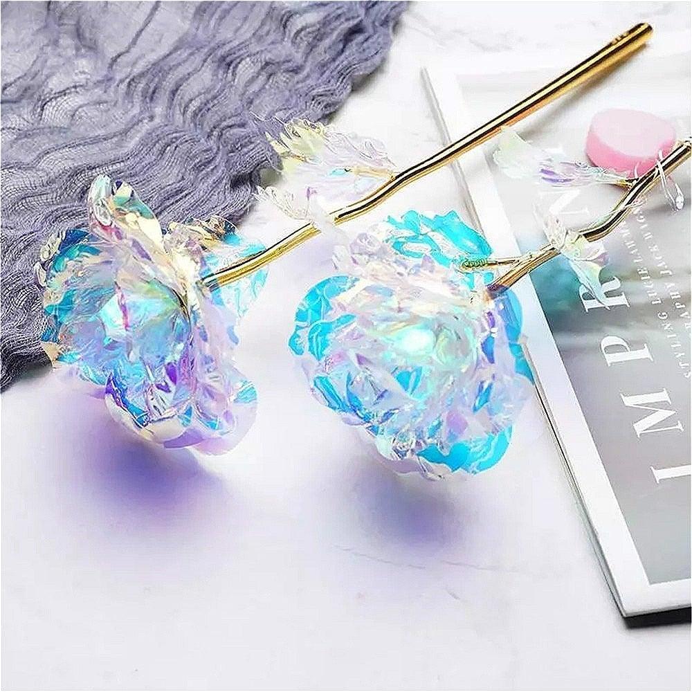 24k Aluminum Foil Lighting Rose Gift For Women Valentine's Day Mother's Day Birthday Thanksgiving Day Christmas Wedding Anniversary Stevvex