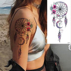 25 Sheets Flower Rose Luxury Tattoos Waterproof Temporary Sticker 3D Rose Flower Tattoos Body Art Arm Fake Tatoo For Womens Stevvex