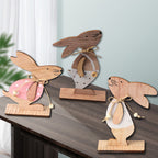 Creative Easter Bunny Woodwork Desktop Decoration Pi-Mart