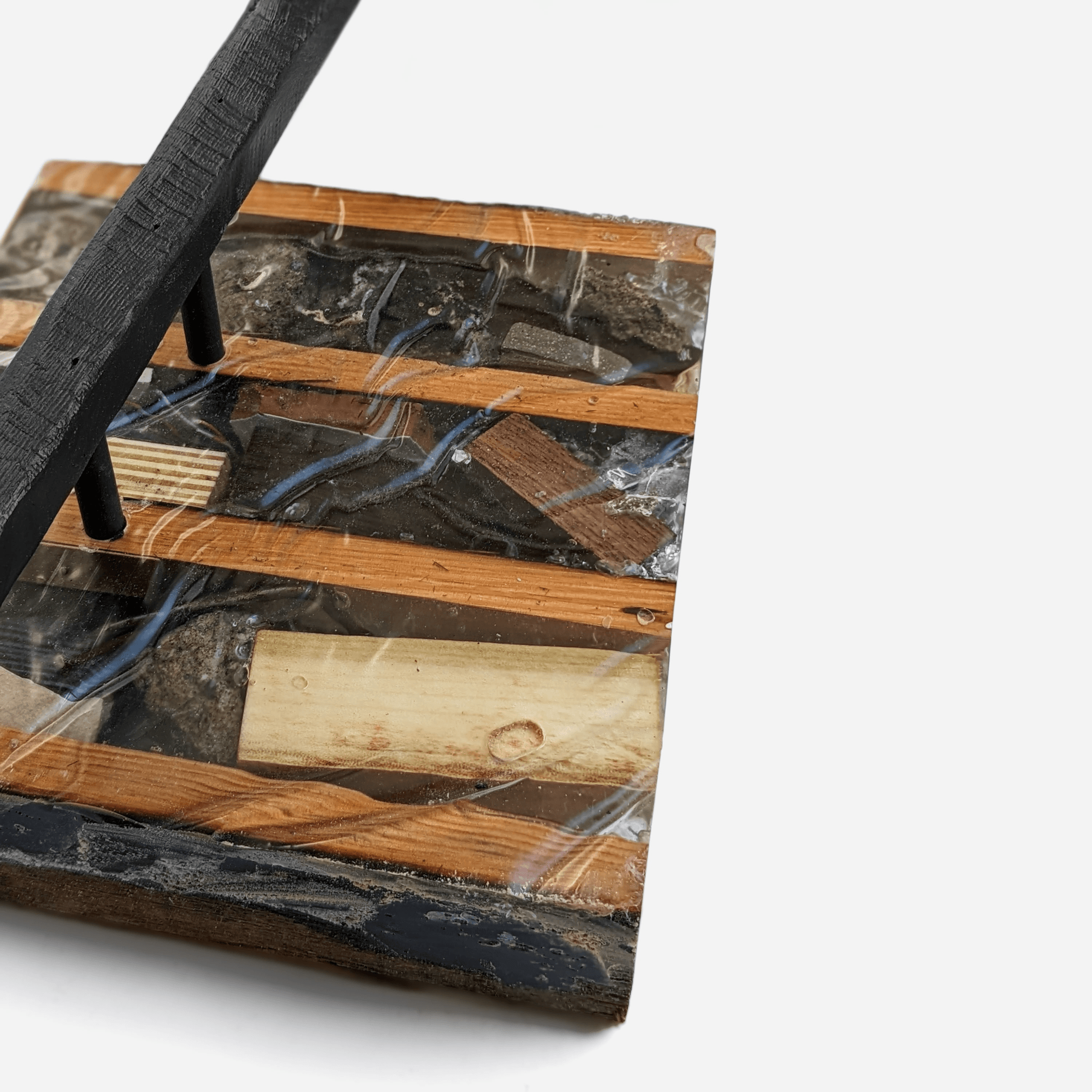 Eco-Resin Handcrafted Artwork From Reclaimed Construction Materials Lootquake LLC