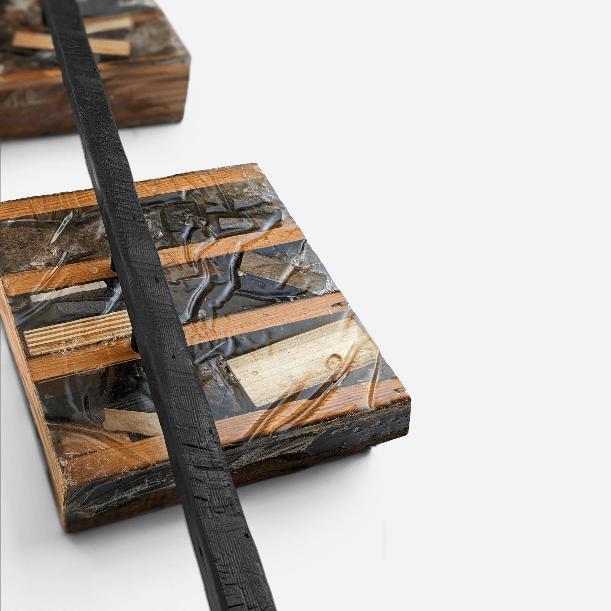 Eco-Resin Handcrafted Artwork From Reclaimed Construction Materials Lootquake LLC