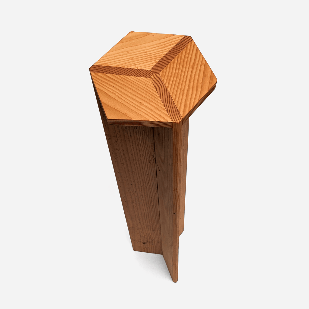 Hex Table - Handmade Doug Fir With Tung Oil Finish Lootquake LLC