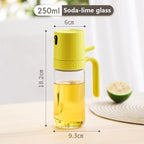 250ml Oil Spray Bottle BBQ Baking Glass Storage Bottles for Oil Vinegar Oil Dispenser Cooking Seasoning Bottle Kitchen Cooking Oil Spray Kitchen Gadgets For Cooking BBQ Salad Steak Stevvex