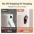 250ml Oil Spray Bottle BBQ Baking Glass Storage Bottles for Oil Vinegar Oil Dispenser Cooking Seasoning Bottle Kitchen Cooking Oil Spray Kitchen Gadgets For Cooking BBQ Salad Steak Stevvex