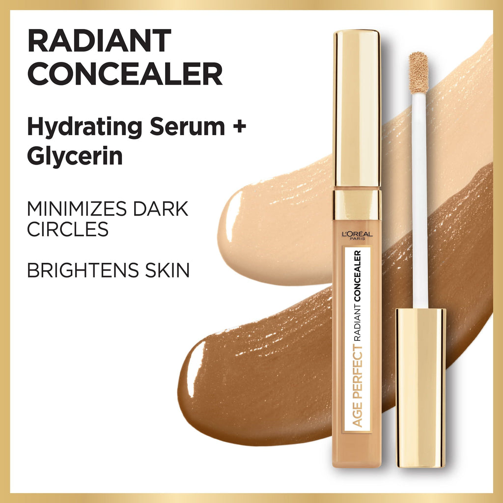 L'Oreal Paris Age Perfect Radiant Concealer with Hydrating Serum, Ivory, 0.23 fl oz EasyOptionXY LLC