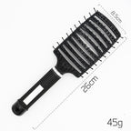 Hairbrush Anti Klit Brushy Haarborstel Women Detangler Hair Brush Bristle Nylon Scalp Massage  Teaser Hair Brush Comb Pi-Mart