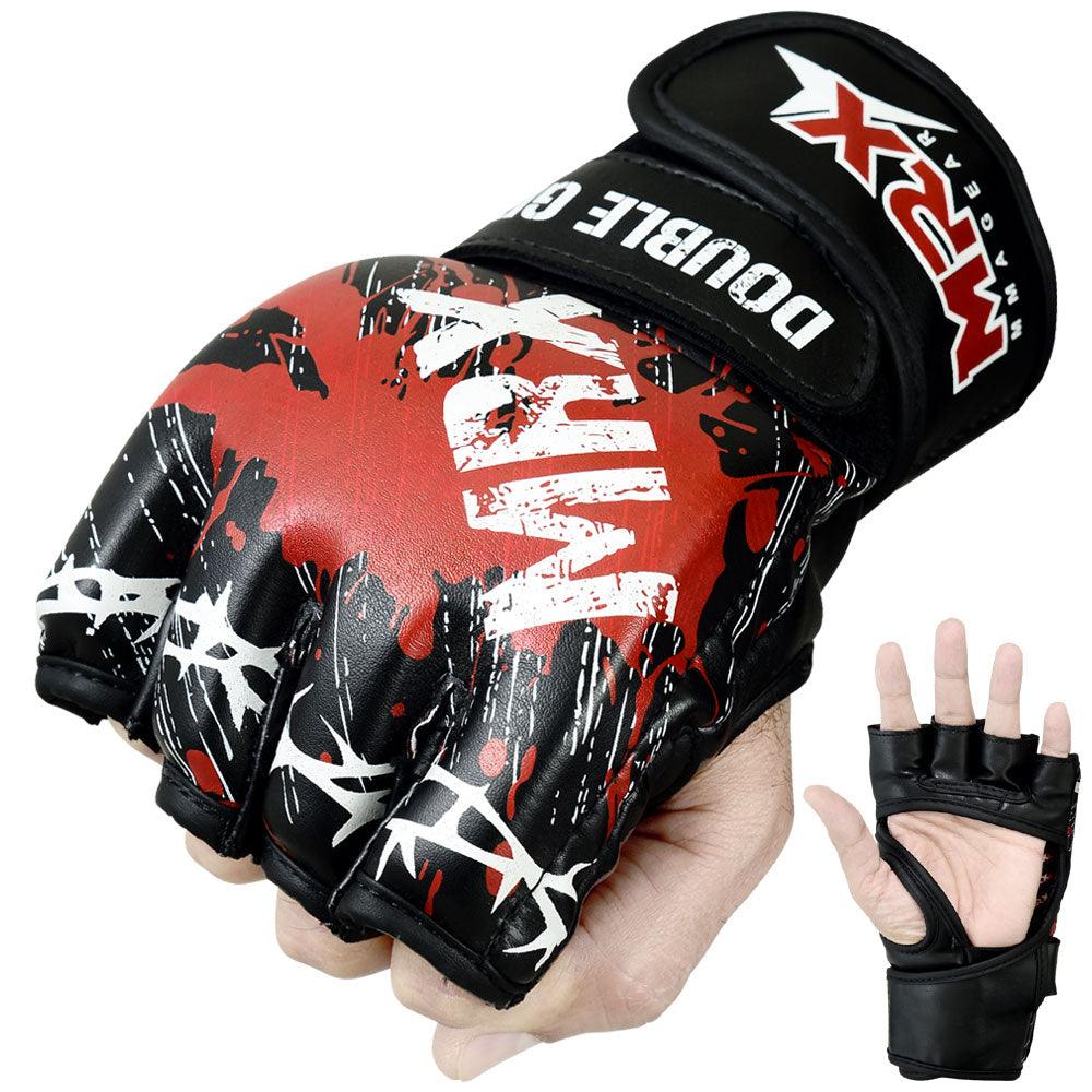 MRX Mma Grappling Gloves Blood Series Black MRX Products