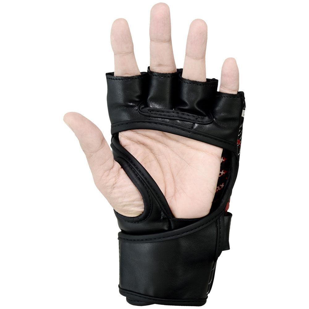 MRX Mma Grappling Gloves Blood Series Black MRX Products