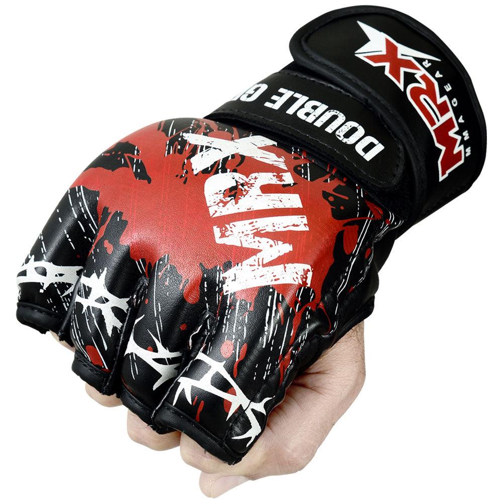 MRX Mma Grappling Gloves Blood Series Black MRX Products