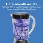 Hamilton Beach Smoothie Blender, 56 oz. Jar, 10 Speeds, Black EasyOptionXY LLC