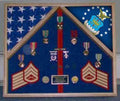 Flags Connections Navy flag case for 2 flags and medals The Military Gift Store