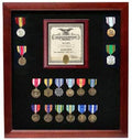 Flags Connections Military Certificate Medal Display Case The Military Gift Store