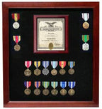 Flags Connections Military Certificate Medal Display Case The Military Gift Store