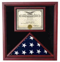 Flags Connections Flag and Certificate Case, Flag Display Cases With Certificate The Military Gift Store