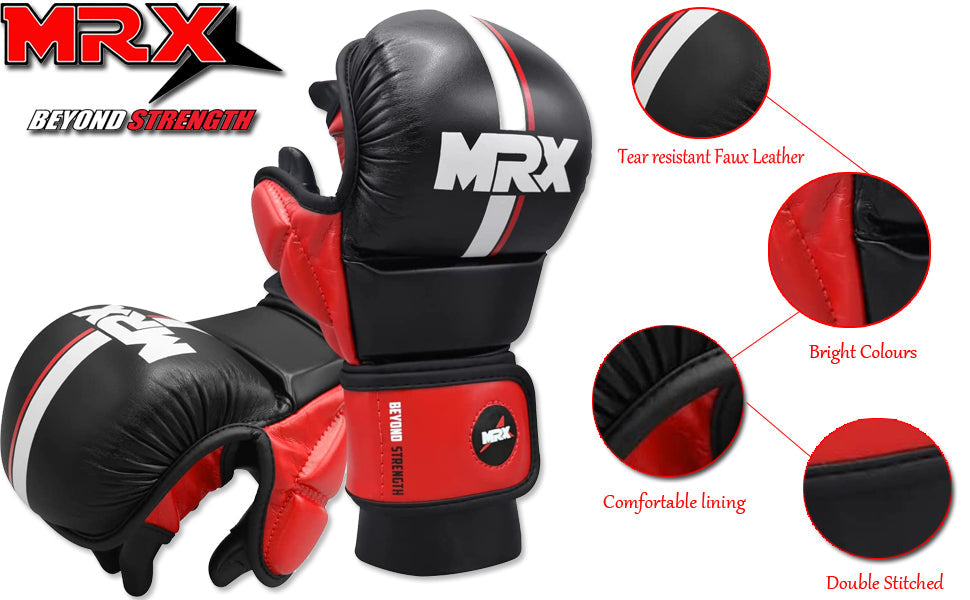 MRX Men’s Boxing Sparring Shooter Gloves Training MMA Kickboxing Punching MRX Products