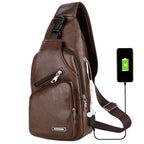 USB Portable Charging Chest Bag Messenger Bag - SJB-DIAMOND ELITES