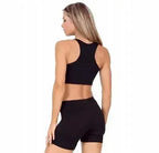 Seamless Sports Racer Back Crop Top – Comfortable & Stylish Activewear for Women - SJB-DIAMOND ELITES