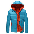 Autumn and winter men's cotton jacket hooded
