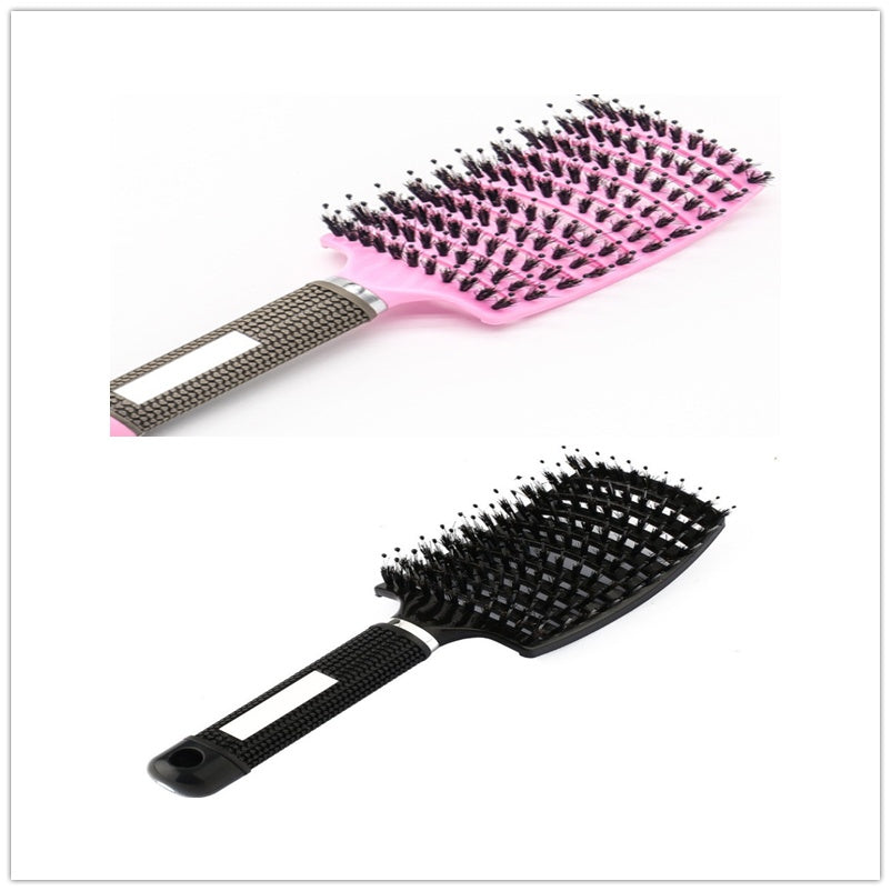 Hairbrush Anti Klit Brushy Haarborstel Women Detangler Hair Brush Bristle Nylon Scalp Massage  Teaser Hair Brush Comb Pi-Mart