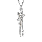 Love Hug Necklace Unisex Men Women Couple Jewelry Simple Temperament Clavicle Chain Valentines Day Lover Gift Pi-Mart