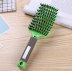 Hairbrush Anti Klit Brushy Haarborstel Women Detangler Hair Brush Bristle Nylon Scalp Massage  Teaser Hair Brush Comb Pi-Mart