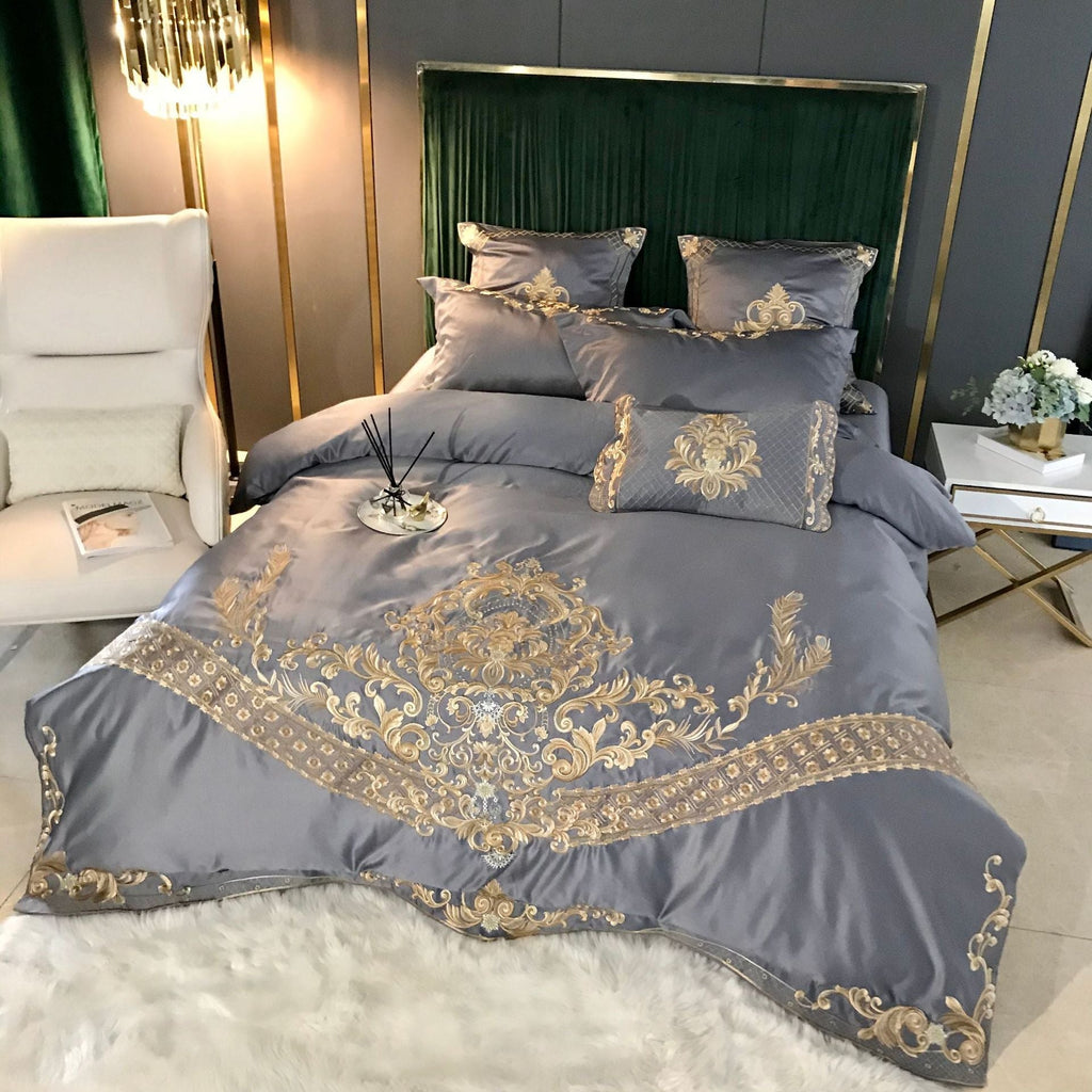 Ice silk duvet cover bedding European style Pi-Mart