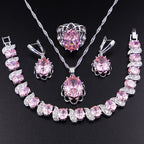 Flower basket earring set