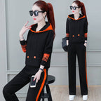 Sports Suit Hooded Sweater Women Loose and Slim Casual Wear Pi-Mart