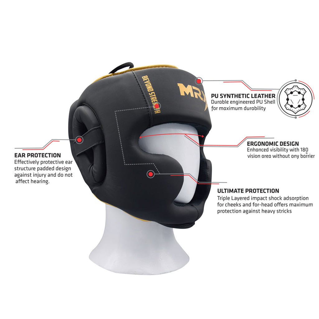 MRX Head Gear for Boxing Kickboxing MMA Men Women - SJB-DIAMOND ELITES