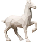 Nordic Minimalist Modern Origami  Horse Ornaments Lootquake LLC