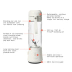 Beautiful Portable Blender White Icing by Drew Barrymore 70-Watt 18.5 oz EasyOptionXY LLC