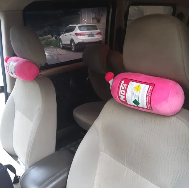 Nitrogen Bottle Style Car Pillow Pi-Mart