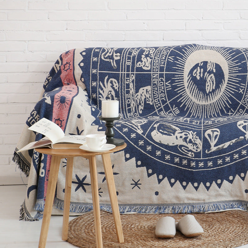 Anti-slip fabric sofa cushion sofa blanket Pi-Mart
