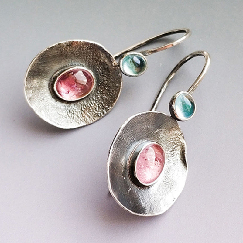 Dangle Earring Pendientes Marbled Dripping