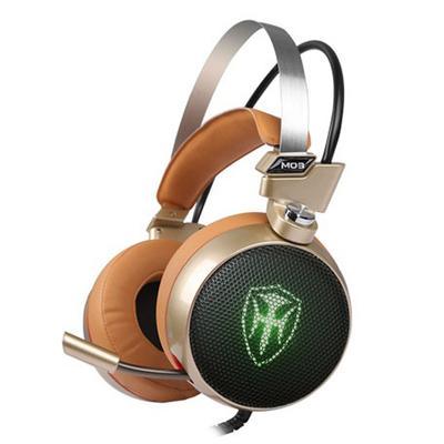 Proffesional Studio Gaming PC Headphones With LED Lights In Modern Luxury Metal Design For Gamers and DJ - SJB-DIAMOND ELITES