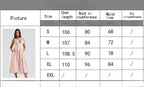 Women's Fashion Sexy V-Neck Halter Suspender Printed Dress