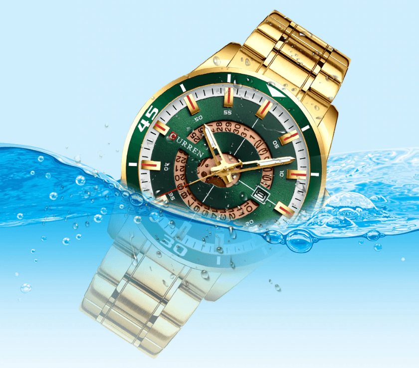 Men's  Modern Sports Waterproof Watch Luxury Unique Design  Fluorescent Hands Perfect Gift Stevvex