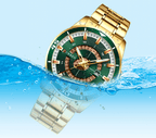 Men's  Modern Sports Waterproof Watch Luxury Unique Design  Fluorescent Hands Perfect Gift Stevvex