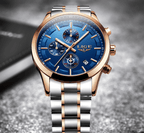 Men's Waterproof  Watch With Chronometers And Date Display Unique Design Perfect Gift Stevvex