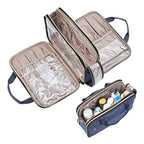 Travel makeup bag,Makeup bag organizers,Makeup bags, largeWash Bag Travel Hand Cosmetic Bag, Wash Bag, Storage Bag, Wash Kit makeup bag for women - SJB-DIAMOND ELITES