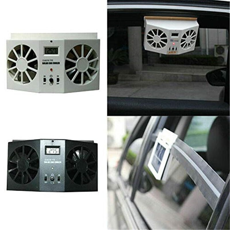 Solar-Powered Car Exhaust Fan - SJB-DIAMOND ELITES